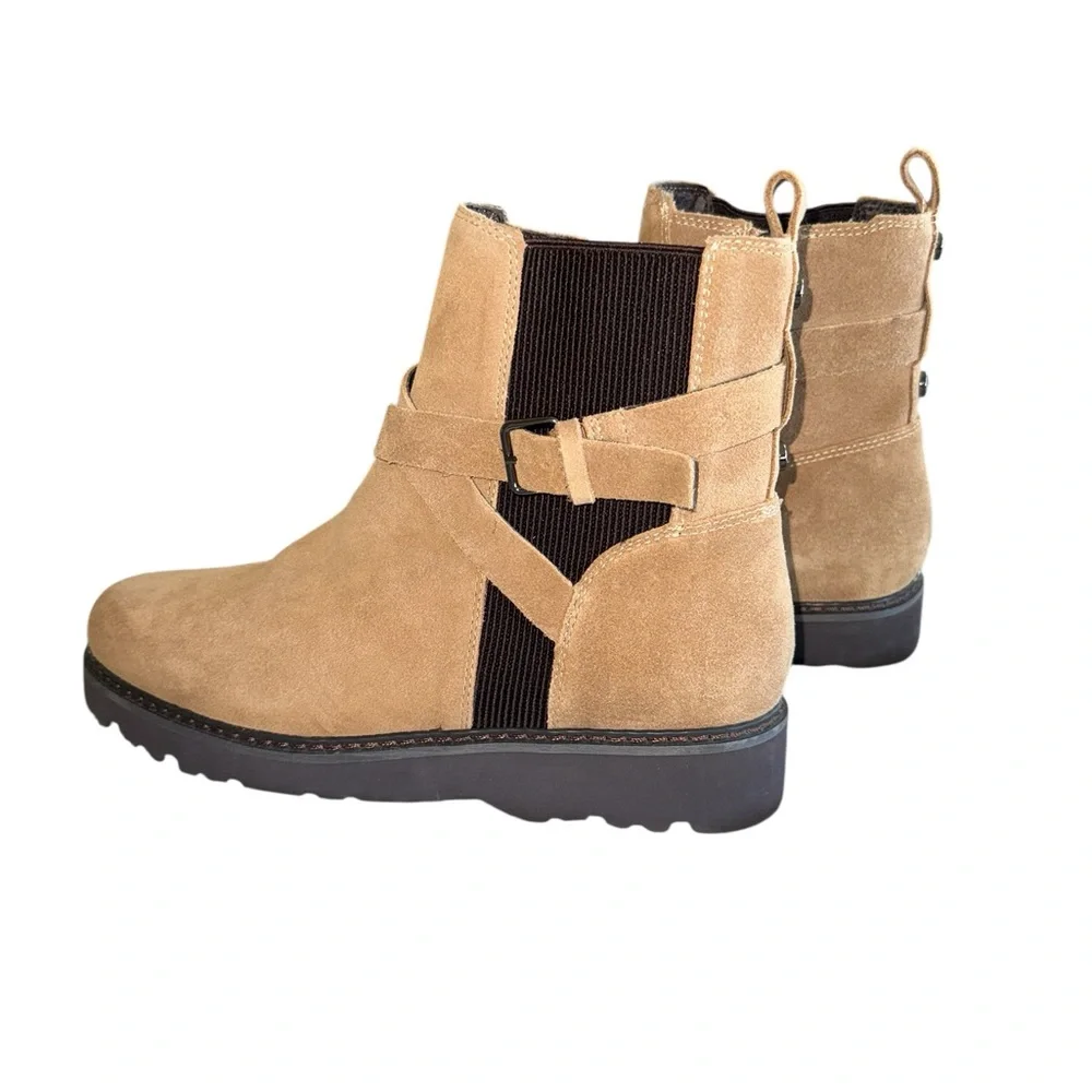 NEW Donald Pliner Captain Leather & Suede Bootie